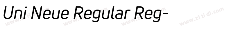Uni Neue Regular Reg字体转换 Uni Neue Regular Reg字体转换
